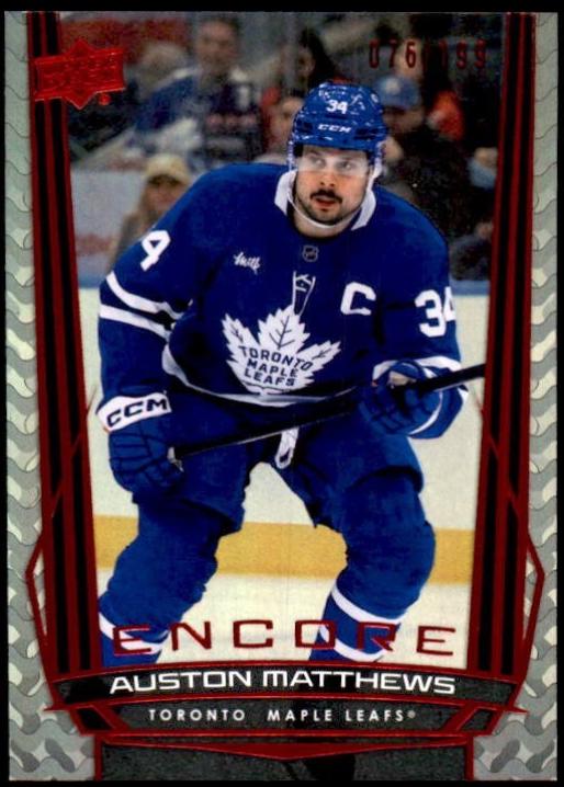 Auston Matthews [Red] #E-197