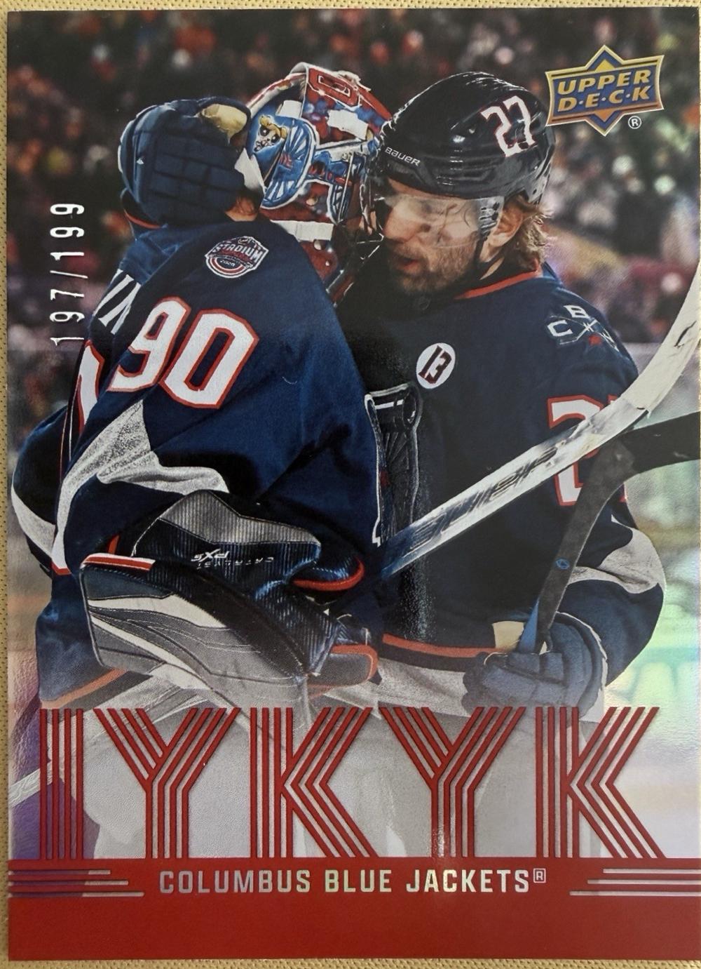 Columbus Blue Jackets [Red] #IYKYK-11