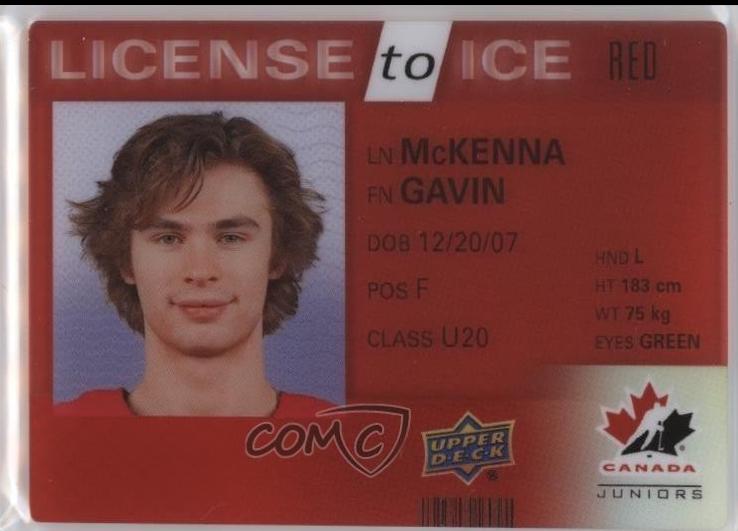 Gavin McKenna [Red] #LI-16