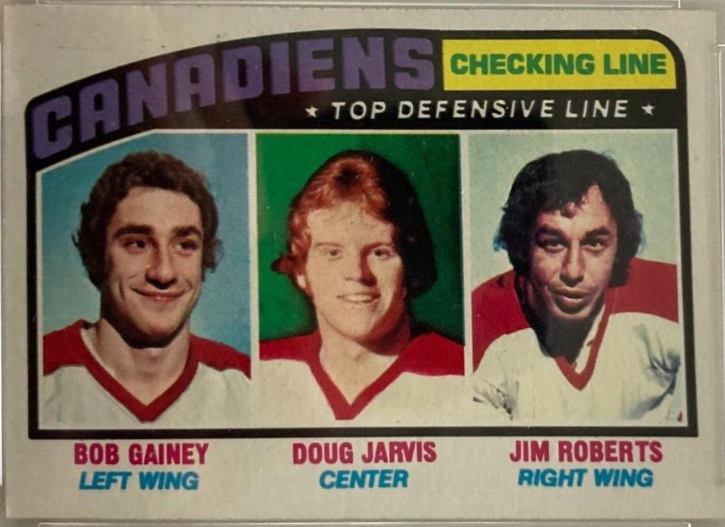 Checking Line [Gainey, Jarvis, Roberts] #217