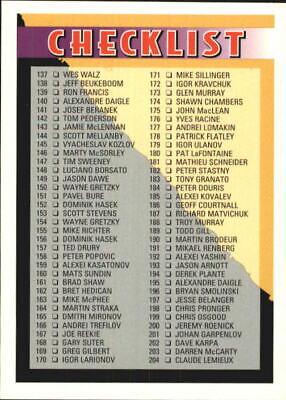 Checklist 137-275 #275