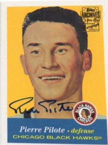Pierre Pilote [Autograph] #7
