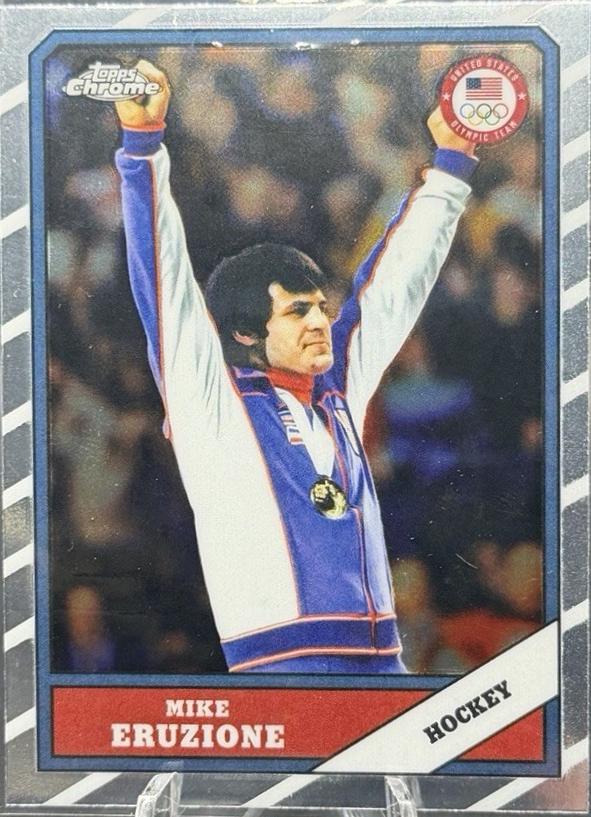 Mike Eruzione [USA Flag] #T86-23