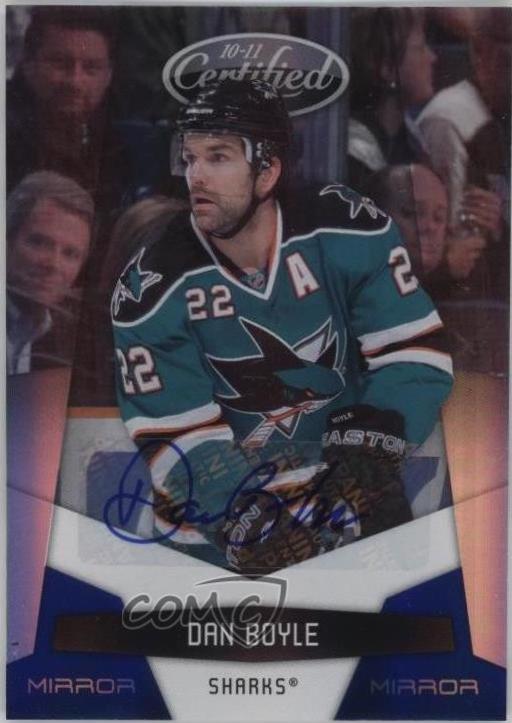 Dan Boyle [Mirror Blue Signature] #122
