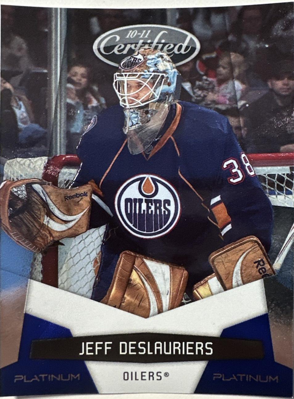 Jeff Deslauriers [Platinum Blue] #60