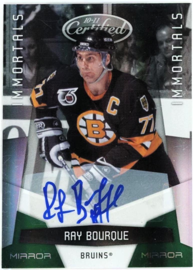Ray Bourque [Mirror Emerald Signature] #157
