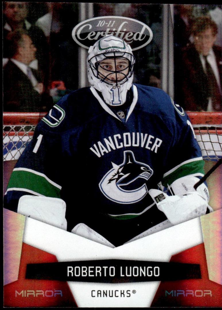 Roberto Luongo [Mirror Red] #142