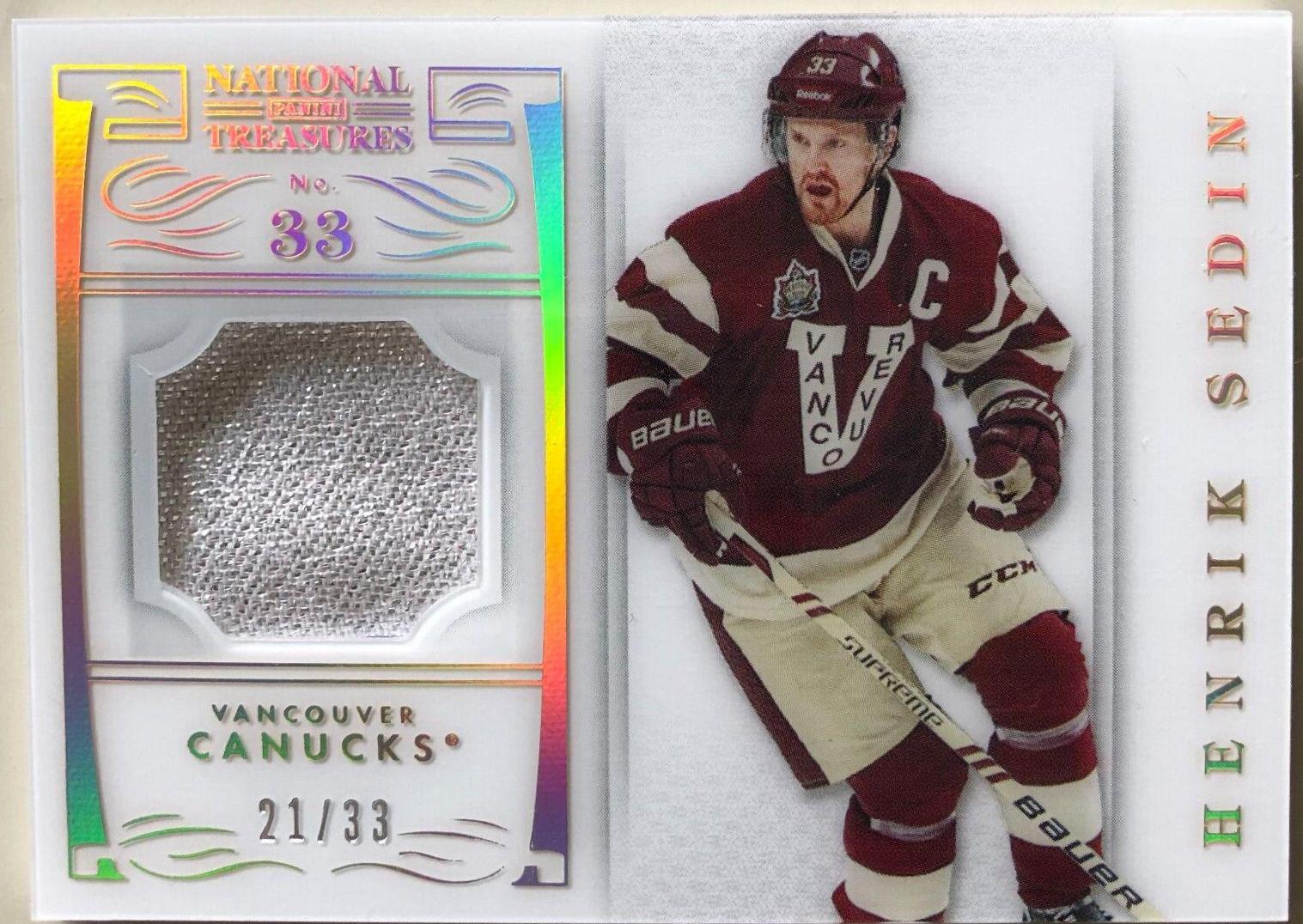 Henrik Sedin [Base Numbers Patch] #54