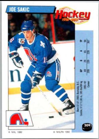 Joe Sakic #209