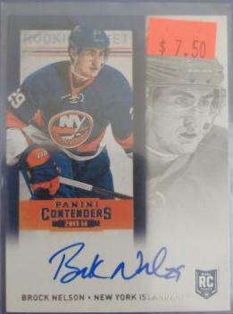 Brock Nelson [Looking Right Autograph] #229
