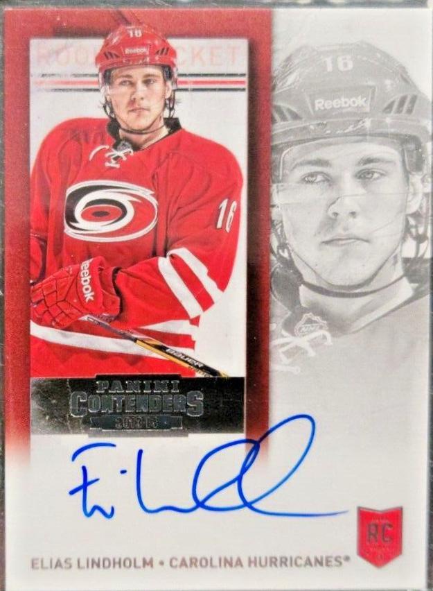 Elias Lindholm [Number on Shoulder Autograph] #231