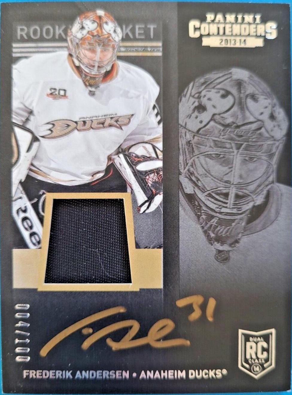 Frederik Andersen [White Jersey Autograph] #251