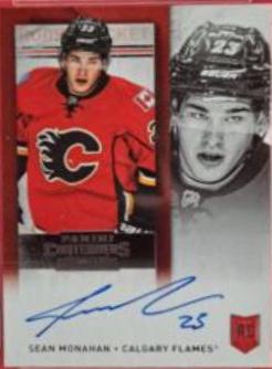 Sean Monahan [Red Jersey Autograph] #255