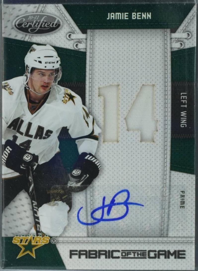 Jamie Benn [Jersey Number Autograph Prime] #JAB