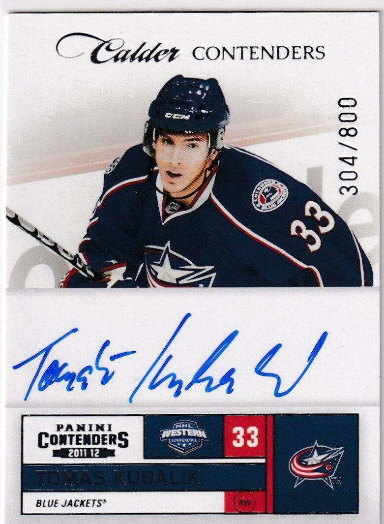 Tomas Kubalik [Autograph] #213