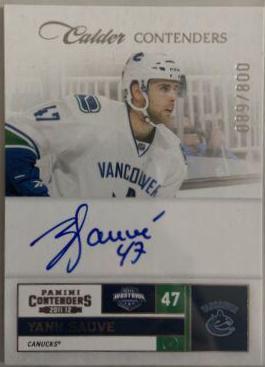 Yann Sauve [Autograph] #256