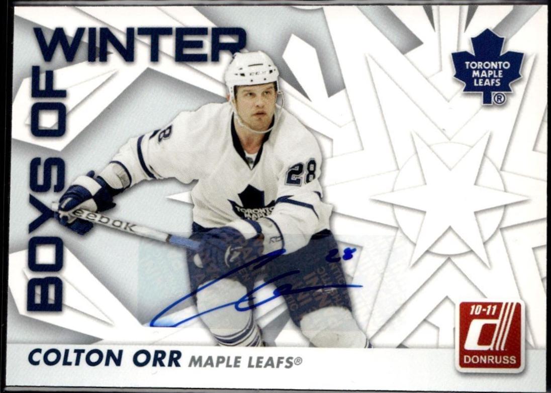 Colton Orr [Autograph] #43