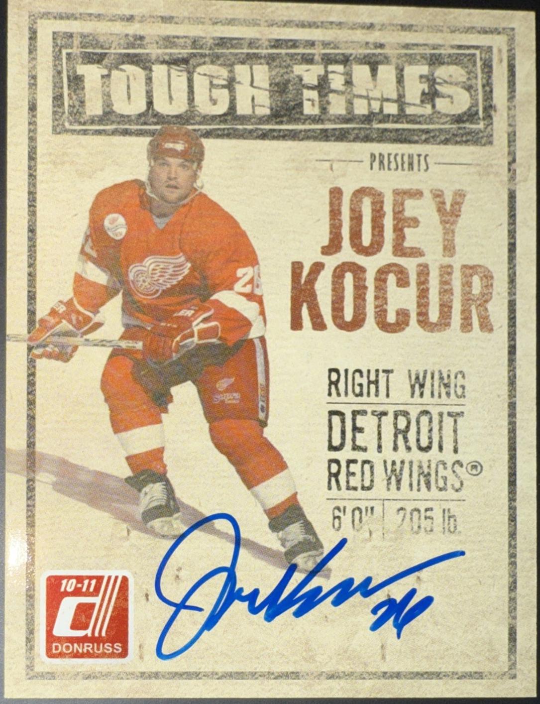 Joey Kocur [Autograph] #3
