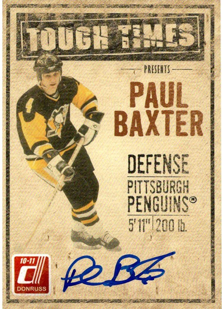 Paul Baxter [Autograph] #7