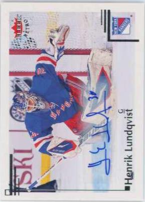Henrik Lundqvist [Autograph] #41
