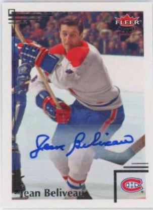 Jean Beliveau [Autograph] #48