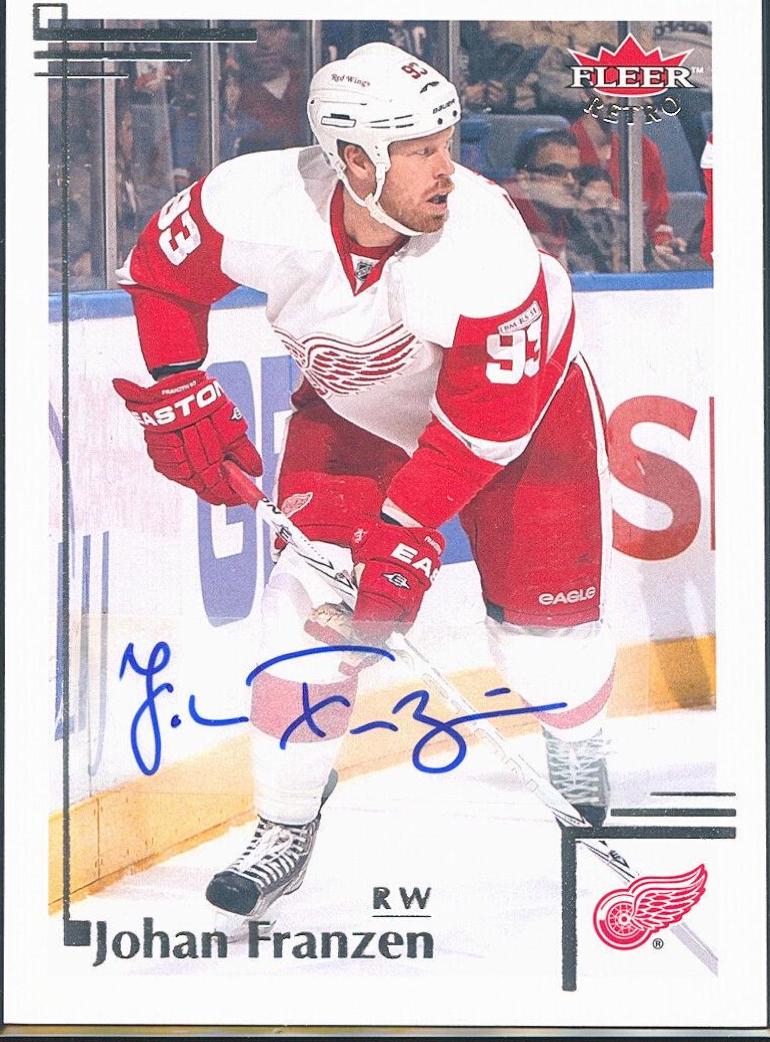 Johan Franzen [Autograph] #69