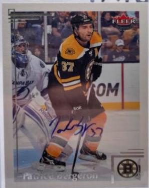 Patrice Bergeron [Autograph] #93