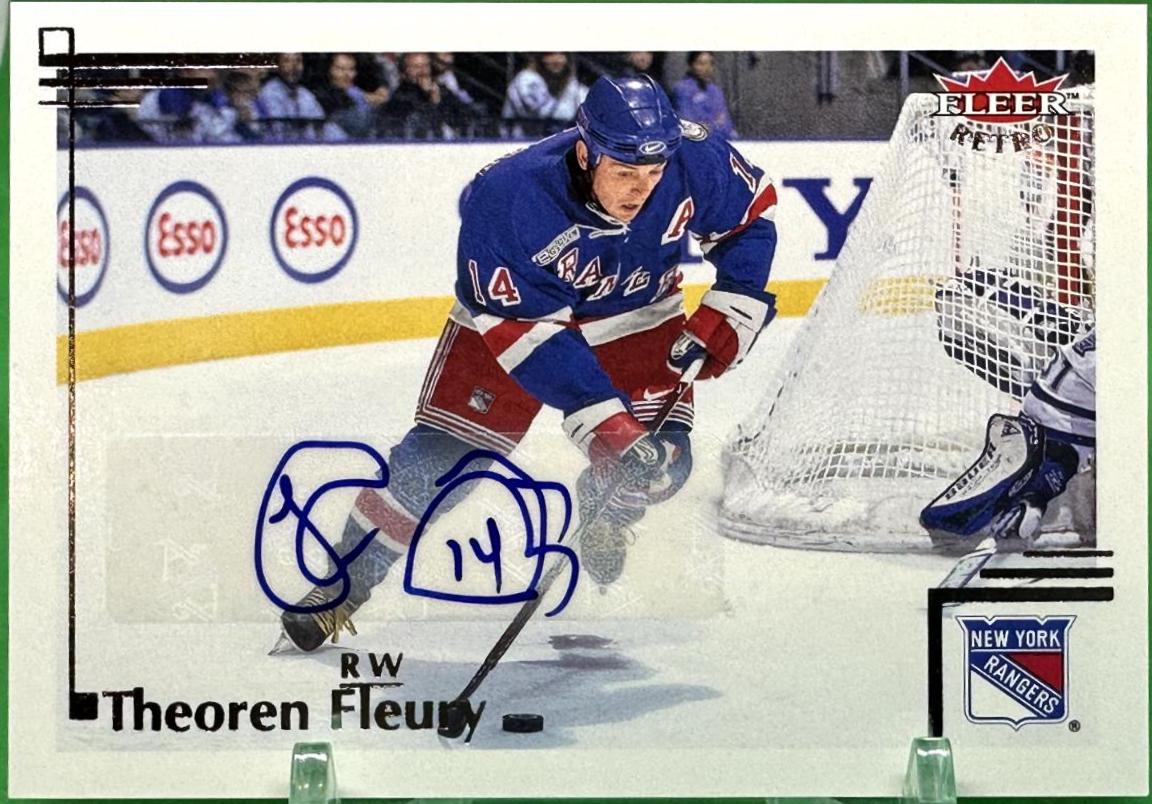 Theoren Fleury [Autograph] #38