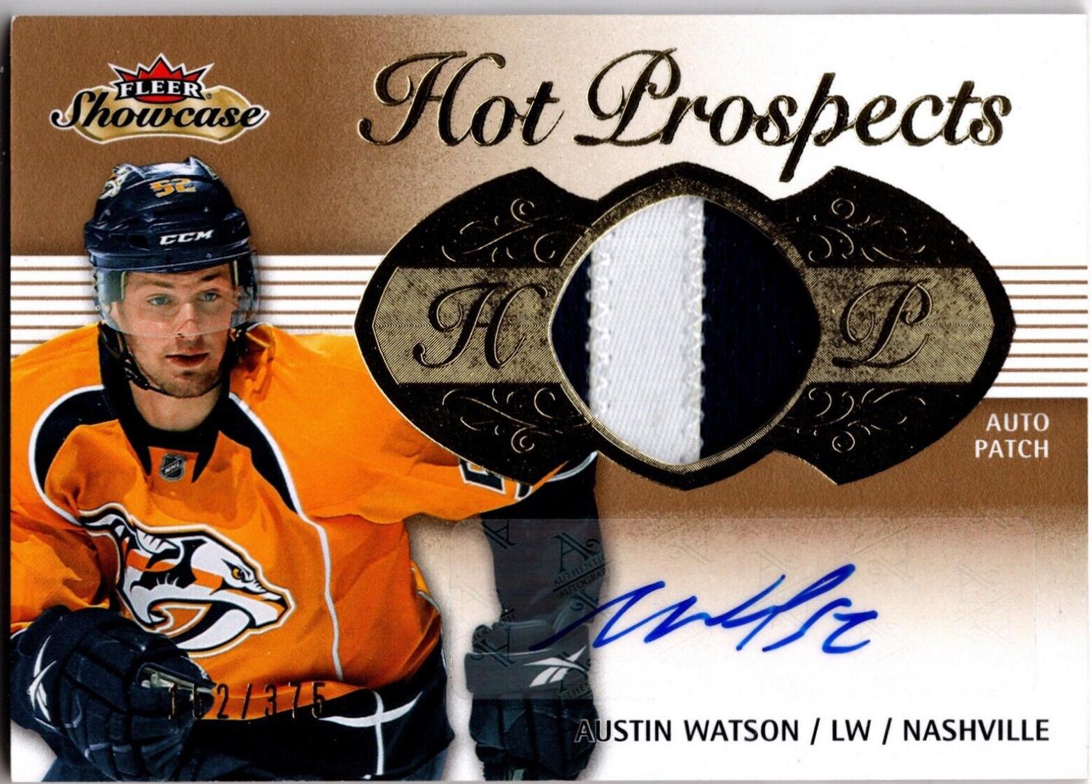 Austin Watson [White Hot Jumbo Patch Autograph Patch] #180