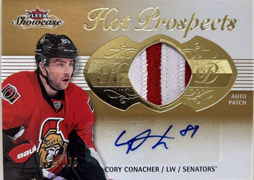 Cory Conacher [White Hot Jumbo Patch Autograph Patch] #192