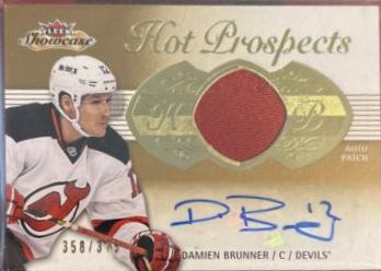 Damien Brunner [White Hot Jumbo Patch Autograph Patch] #189