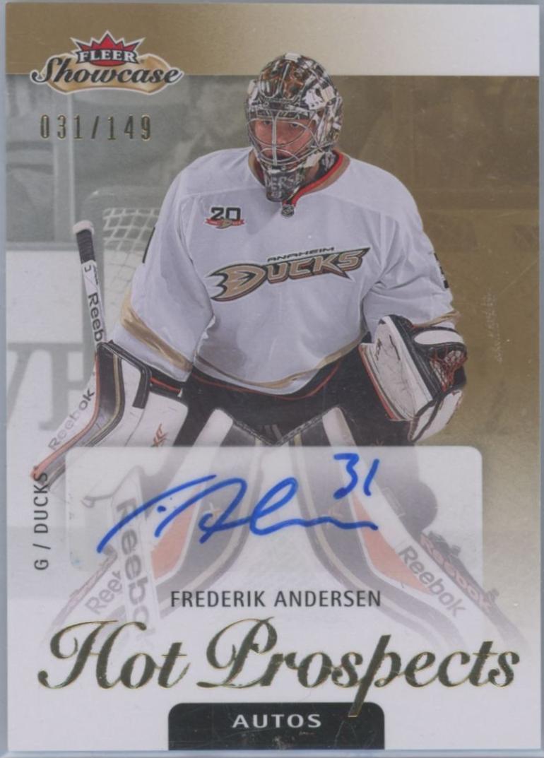 Frederik Andersen [White Hot Patch Autograph] #139