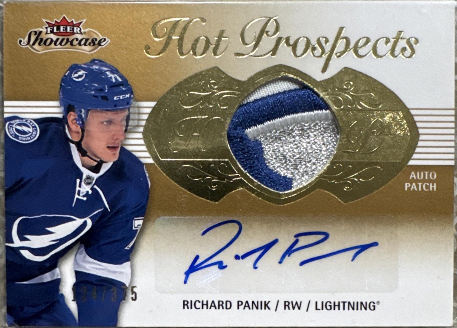 Richard Panik [White Hot Jumbo Patch Autograph Patch] #165