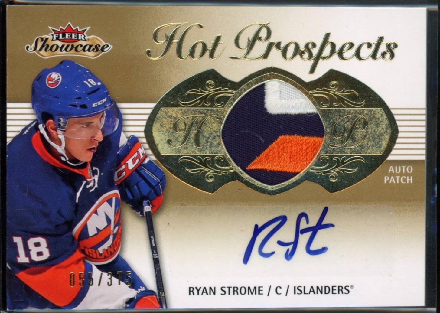 Ryan Strome [White Hot Jumbo Patch Autograph Patch] #168