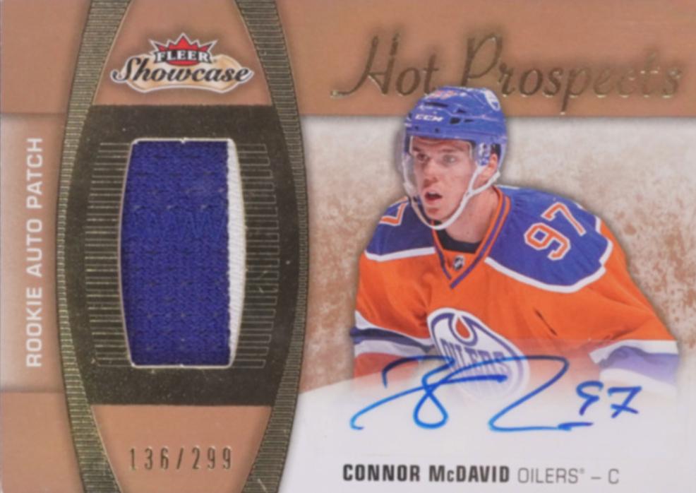 Connor McDavid [White Hot Autograph] #189