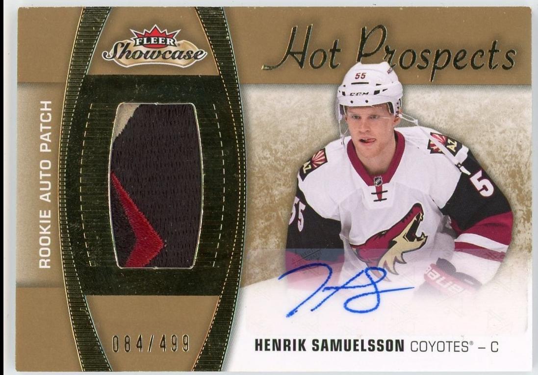 Henrik Samuelsson [Autograph] #161