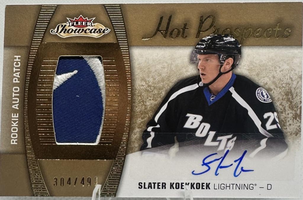 Slater Koekkoek [White Hot Autograph] #166