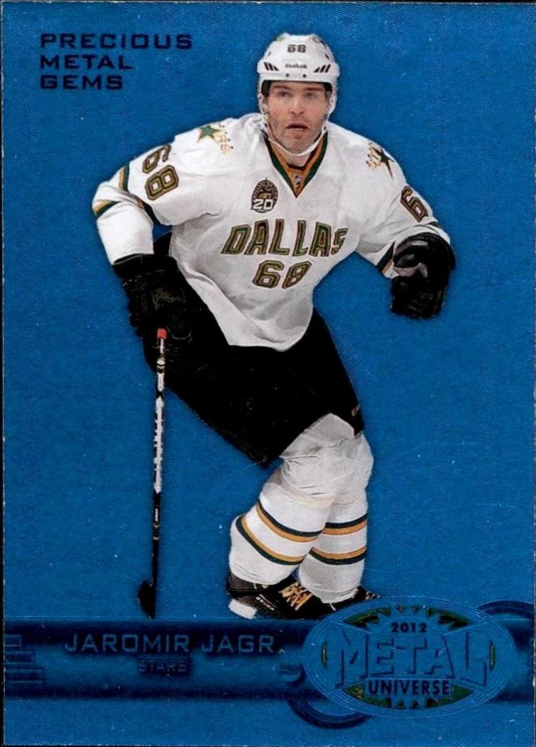 Jaromir Jagr [Precious Metal Gems Blue] #49