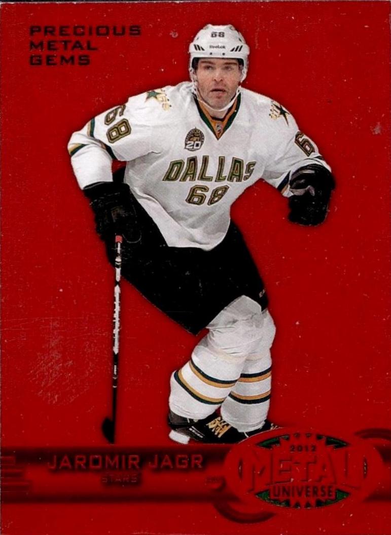 Jaromir Jagr [Precious Metal Gems Red] #49