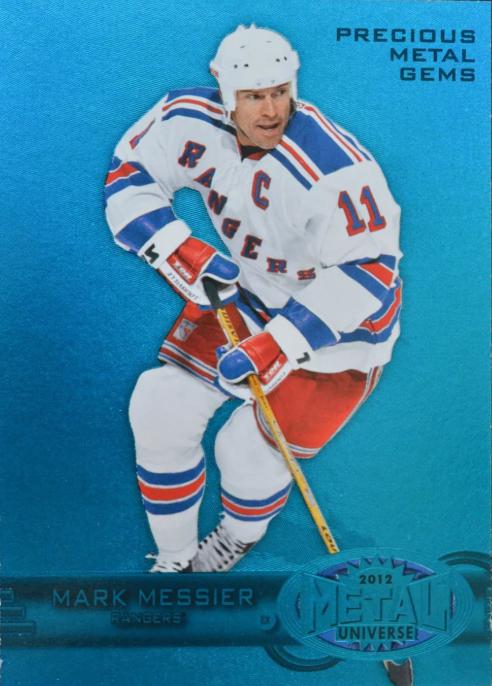 Mark Messier [Precious Metal Gems Blue] #40