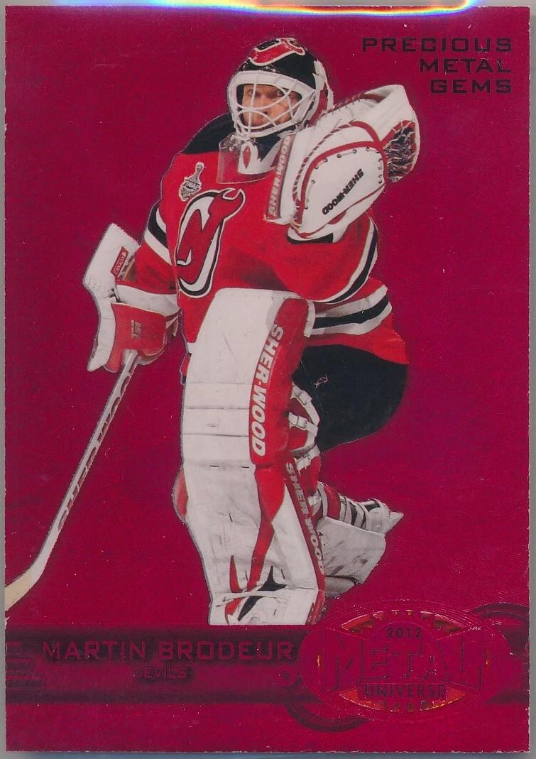 Martin Brodeur [Precious Metal Gems Red] #52