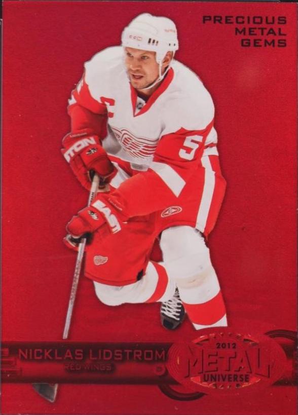 Nicklas Lidstrom [Precious Metal Gems Red] #25