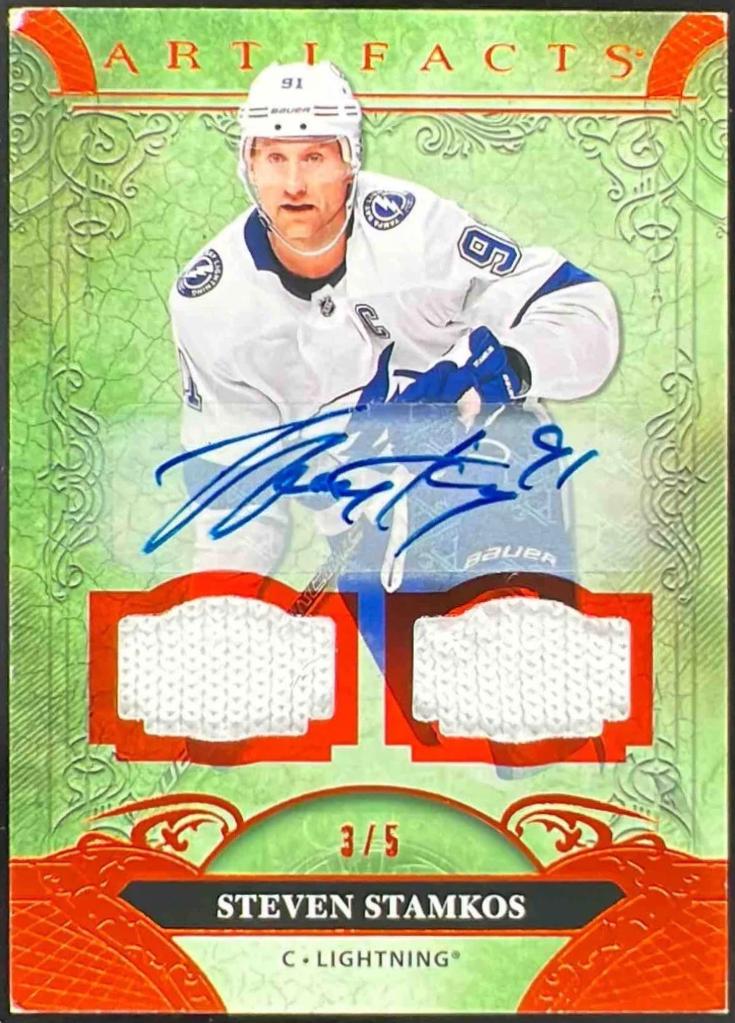 Steven Stamkos [Autograph Material Orange] #126