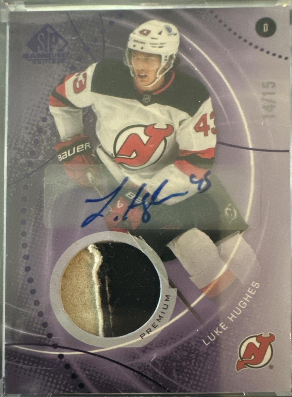 Luke Hughes [Purple Autograph] #159