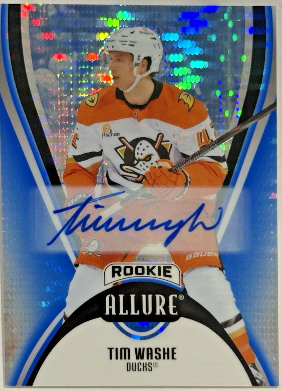 Tim Washe [Blue Line Autograph] #109
