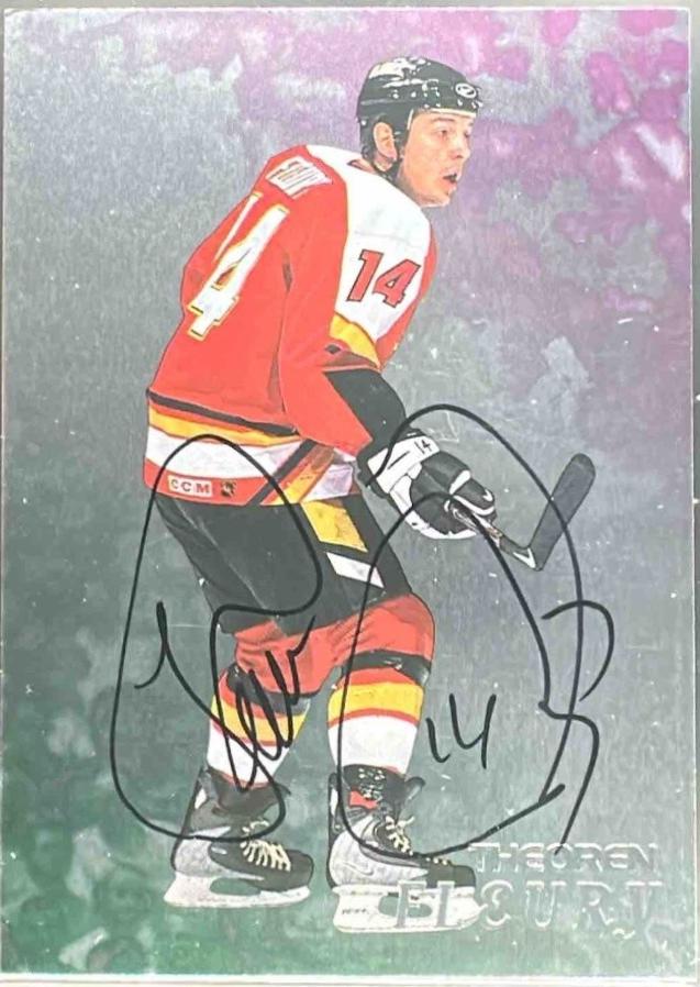 Theoren Fleury [Autograph] #168