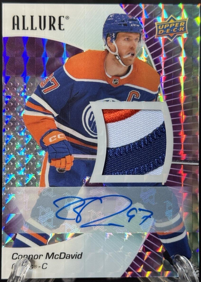 Connor McDavid [Purple Diamond Auto Patch] #68