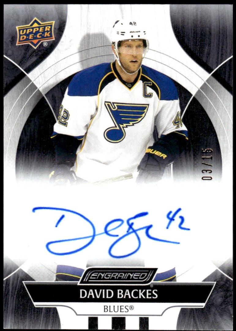 David Backes [Ebony] #CA-DB