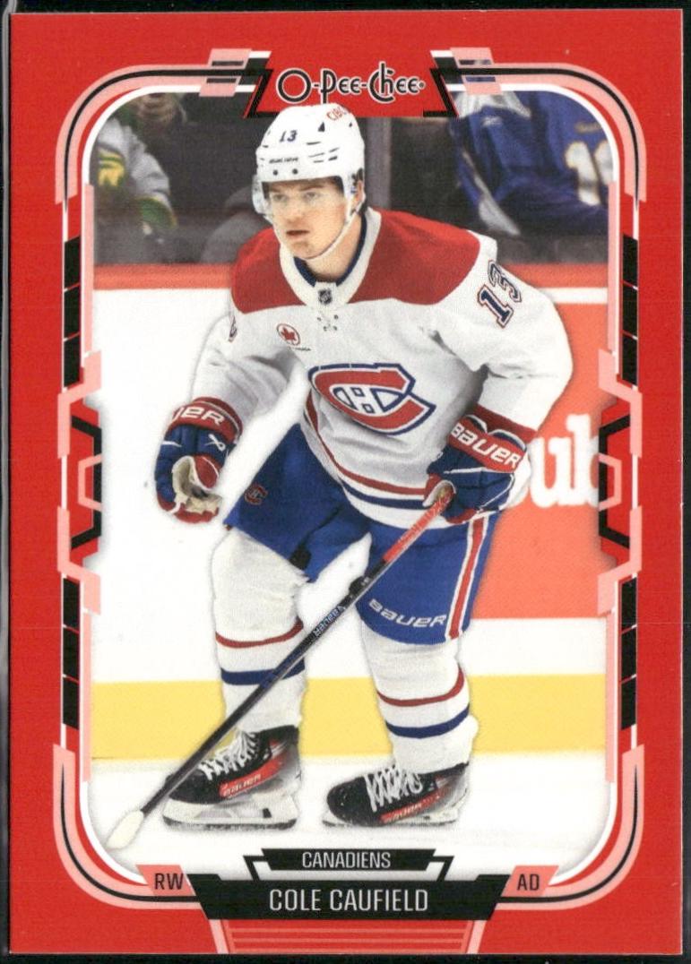 Cole Caufield [Red Border] #3