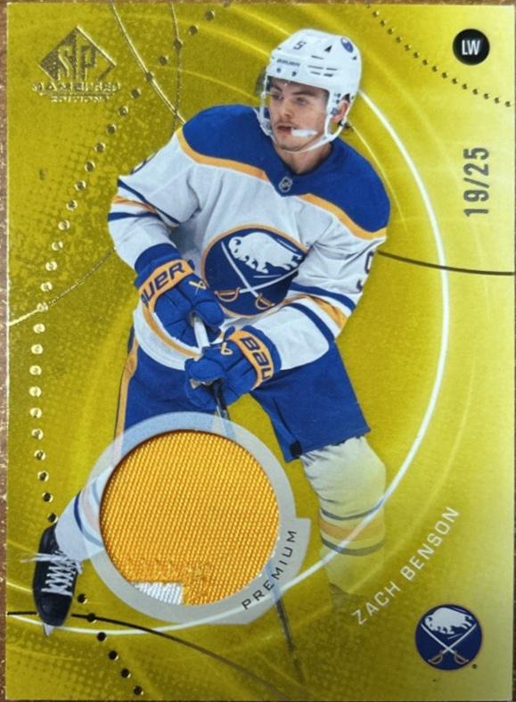 Zach Benson [Gold Premium Memorabilia] #78